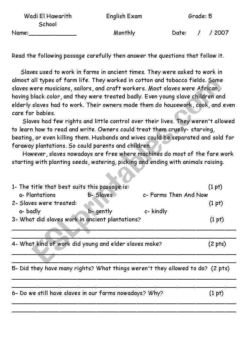 Water Pollution ESL Worksheet By Qastal