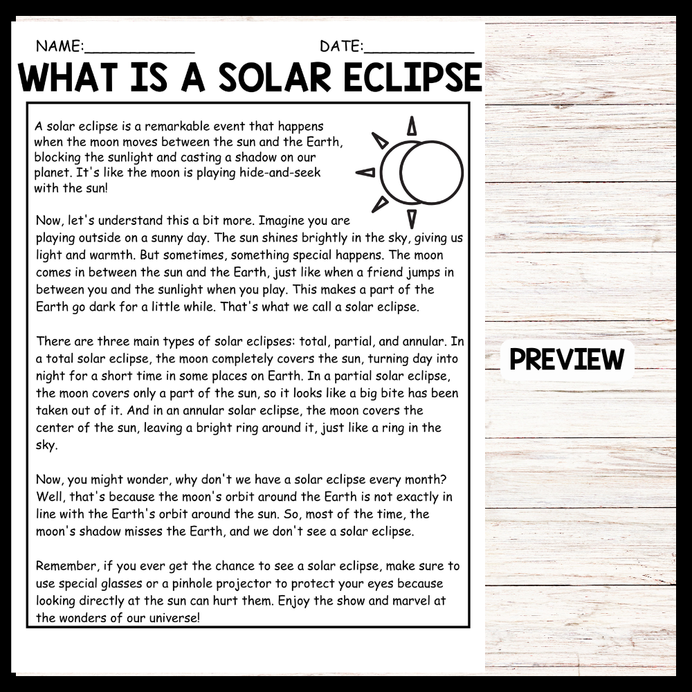 WHAT IS A SOLAR ECLIPSE