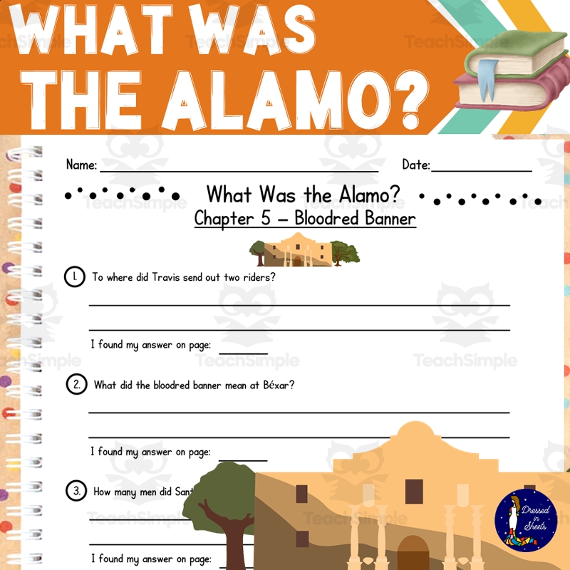 The Alamo Reading Comprehension Worksheet Pdf