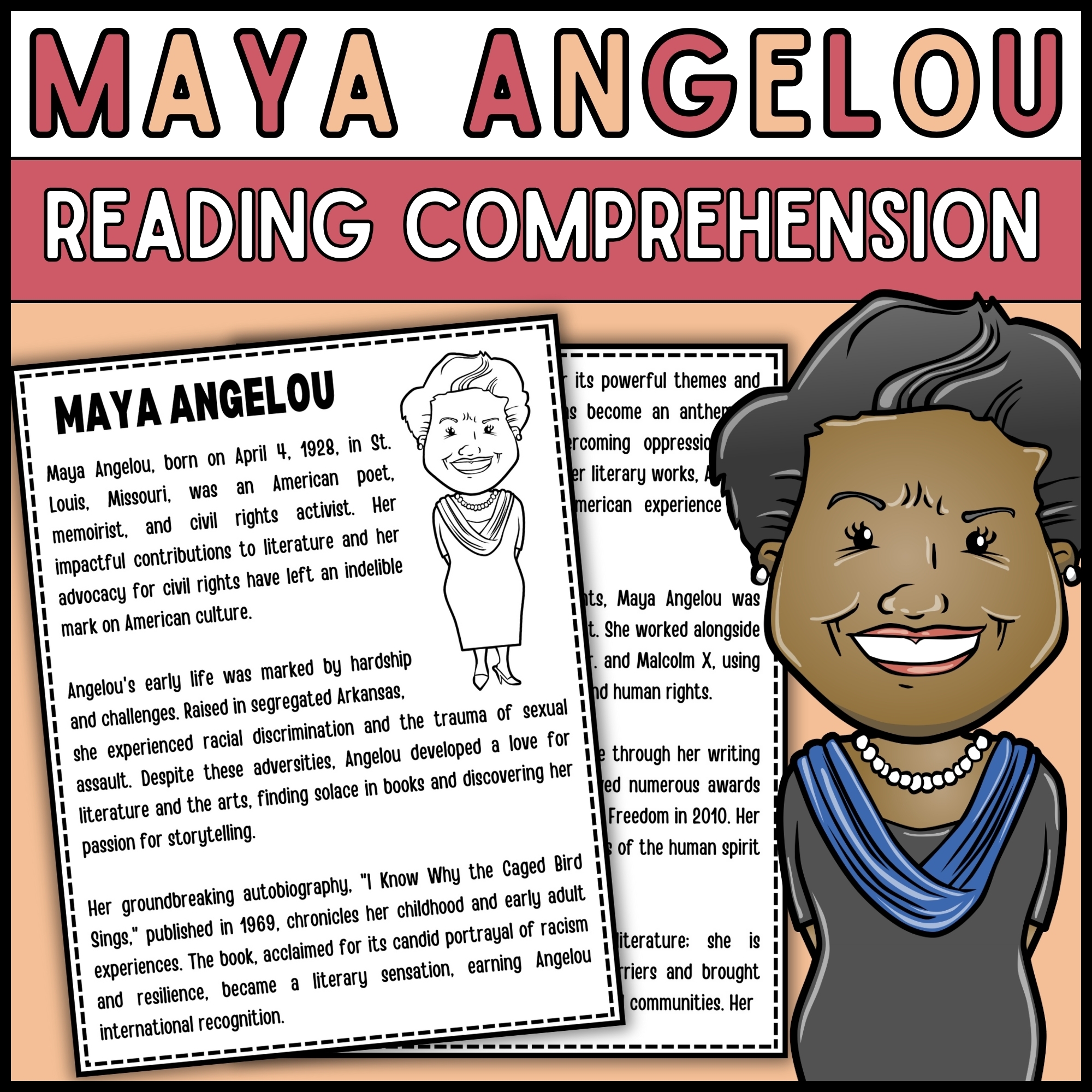 Artists Biographies Reading Comprehension Worksheets