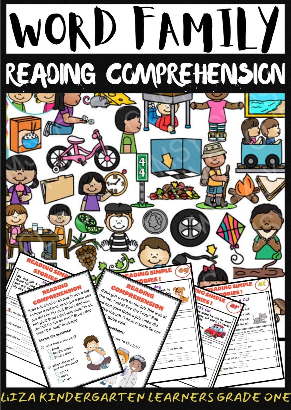 Word Family Reading Comprehension Passages Worksheets For Kids Made By Teachers